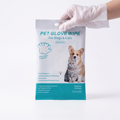 Limnero Hypoallergenic Pet Glove Wipe